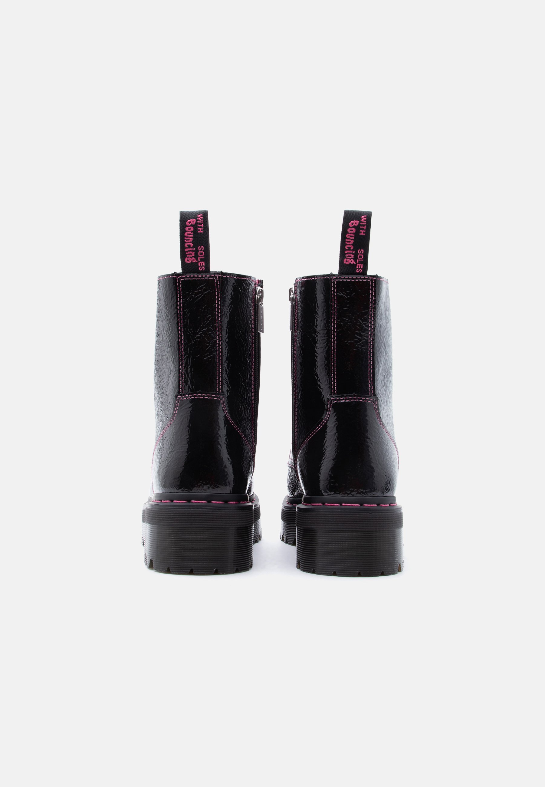Dr. Martens JADON 8 EYE BOOT UNISEX - Platform ankle boots - black