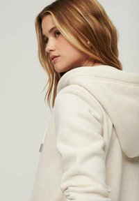 Superdry & Co Sweater met rits - light oat