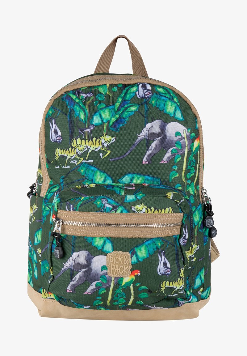 Pick & Pack HAPPY JUNGLE M - Backpack - BAMBOO
