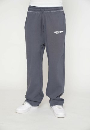 OVERSIZE JOGGER BRODERIE - Pantaloni - odyssey gray