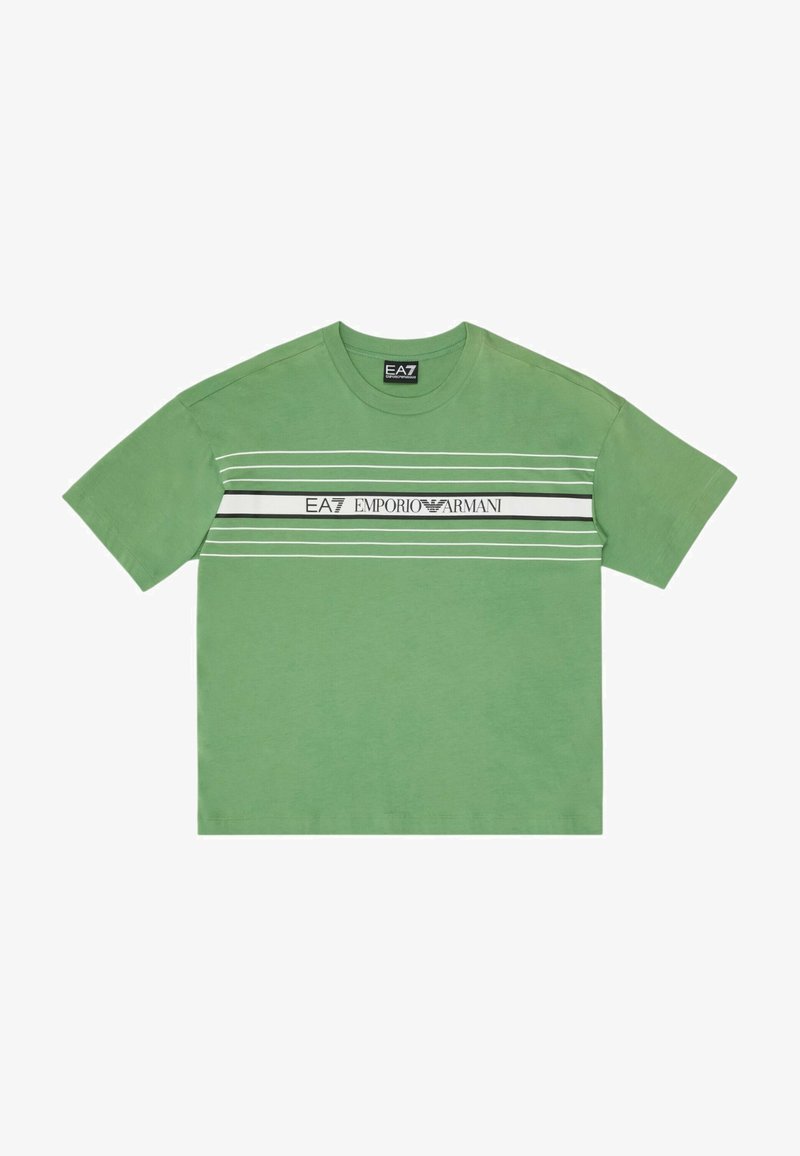 EA7 Emporio Armani T-shirt con stampa - green