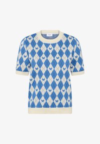 Valgt, blue shades argyle hearts