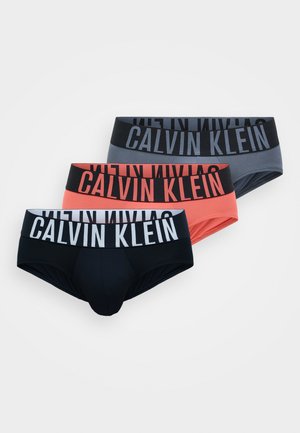 HIP BRIEF INTENSE POWER 3 PACK  - Chilot - black/turbulence/vermillion brown