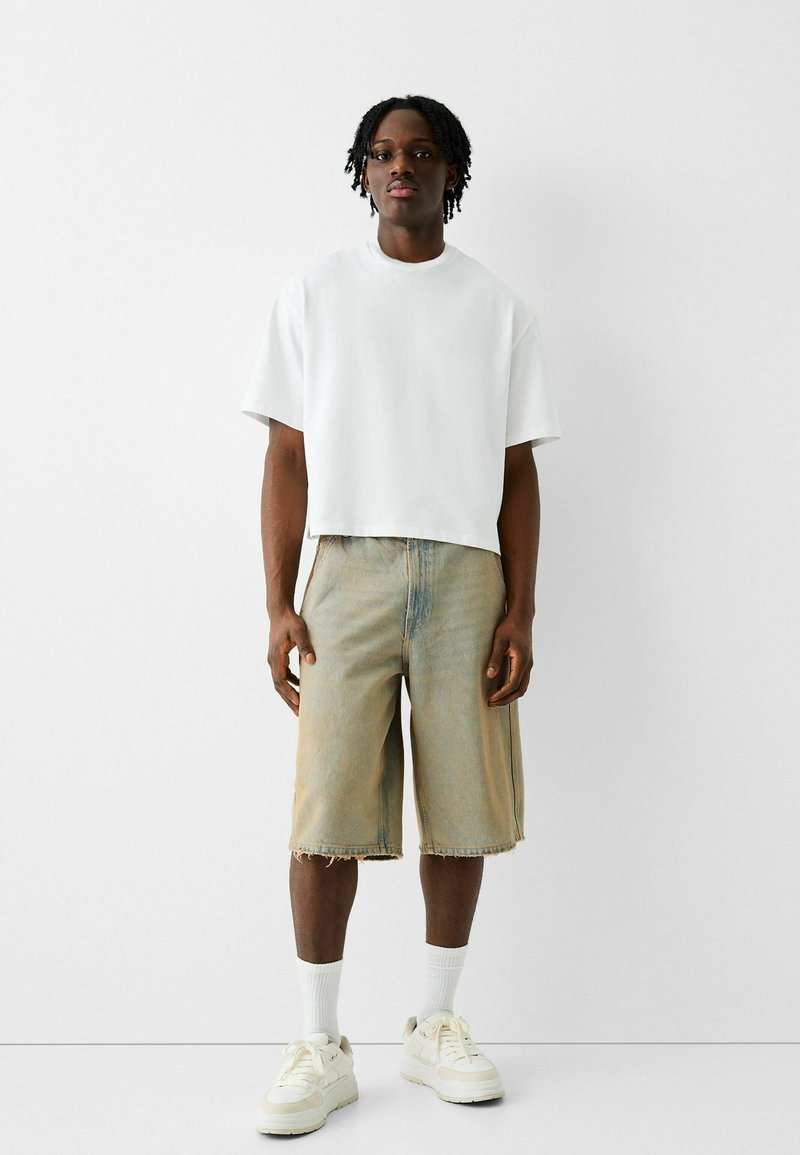 Bershka Jeansshort lichtblauw Bershka Jeansshort lichtblauw