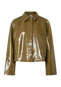 MERRY - Keinonahkatakki - military olive