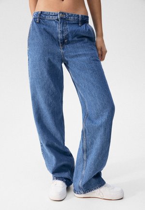 BAGGY WITH SLASH POCKETS - Flared Jeans - royal blue