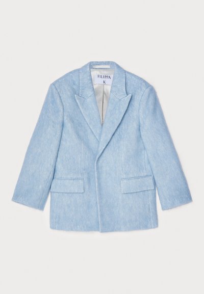 Filippa K TEXTURED BLAZER - Kratki kaputi - cloud blue