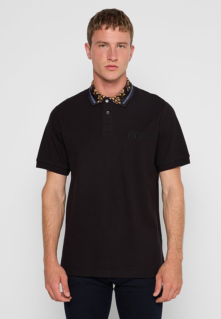 Versace Jeans Couture Poloshirt antraciet gemêleerd