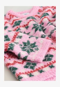Wybrany, pink fairisle pattern