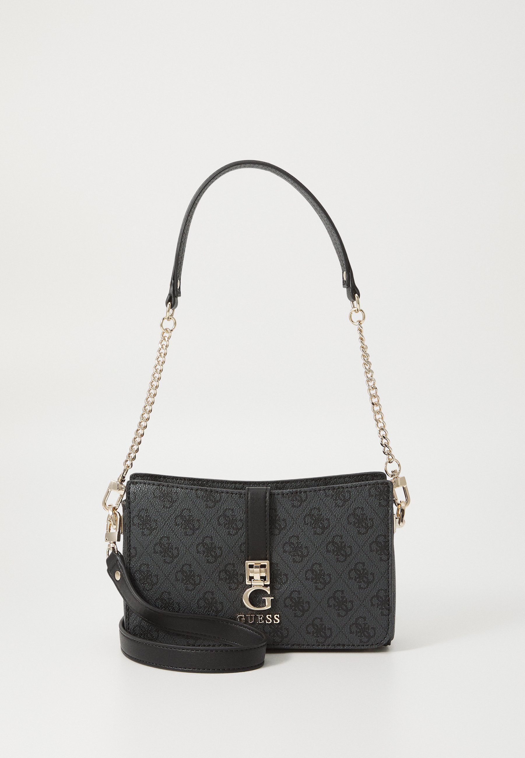 GUESS Zamira Convertible Xbody Flap Bag – Schicke Schultertasche In Dark Taupe, Verstellbar, Aus Polyurethan