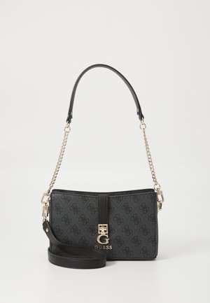 Guess ZAMIRA TOP ZIP SHOULDER BAG - Ručna torba - coal