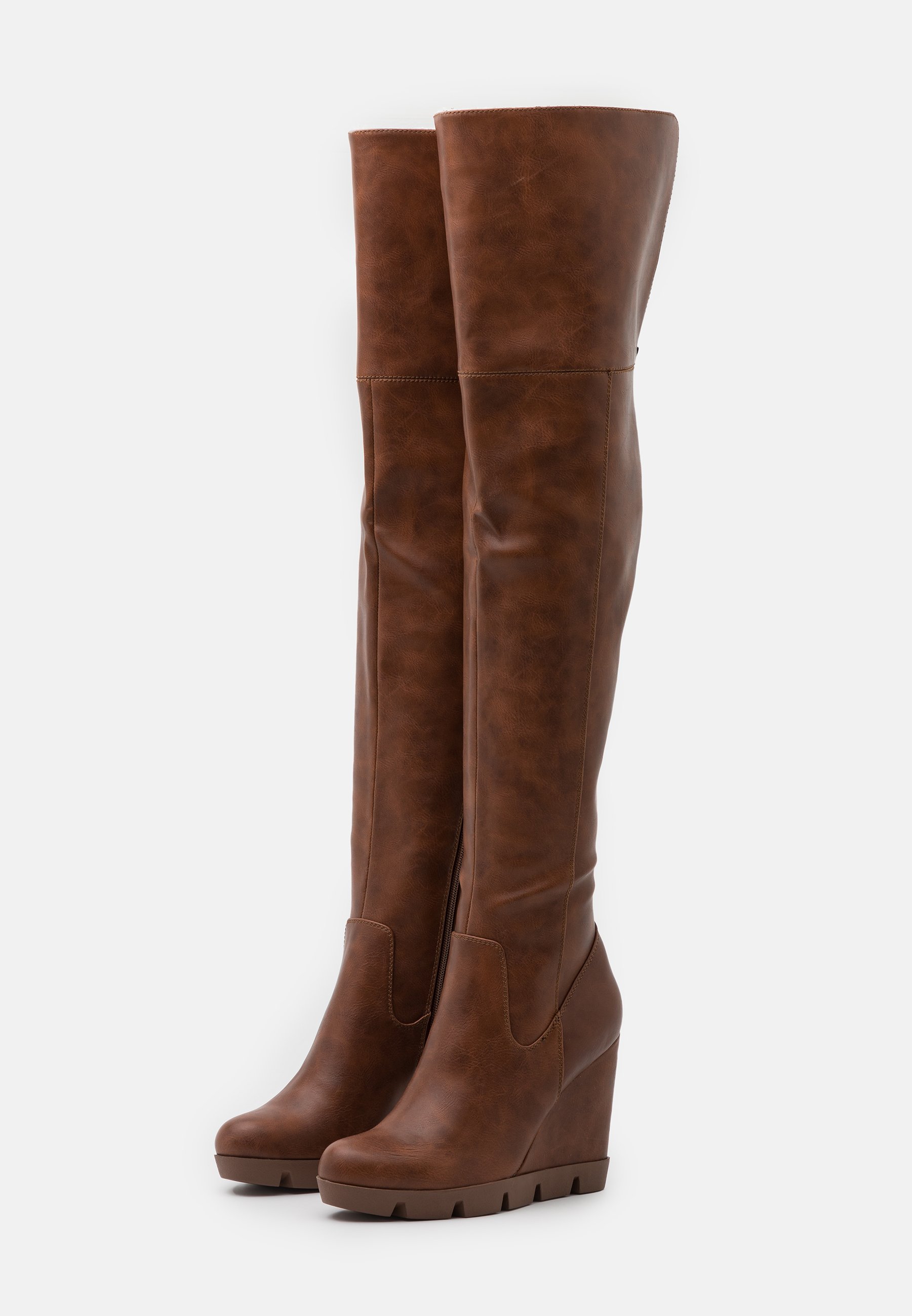 Anna Field Botas de tacón - cognac/coñac - Zalando.es