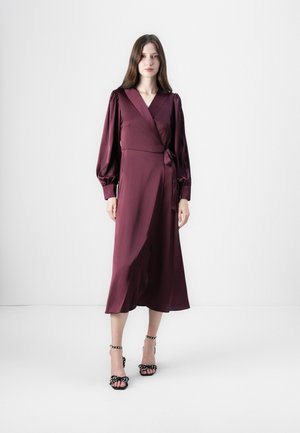 VIENNA RAVENNA WRAP DRESS - Cocktail dress / Party dress - fig