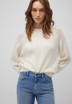 CREW NECK - Jumper - weiss