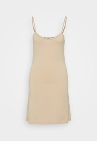 STRAP DRESS - Obleka iz džersija - humus