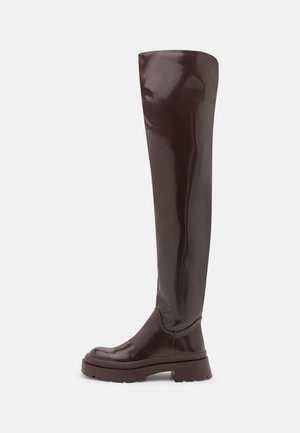 Overknees - brown