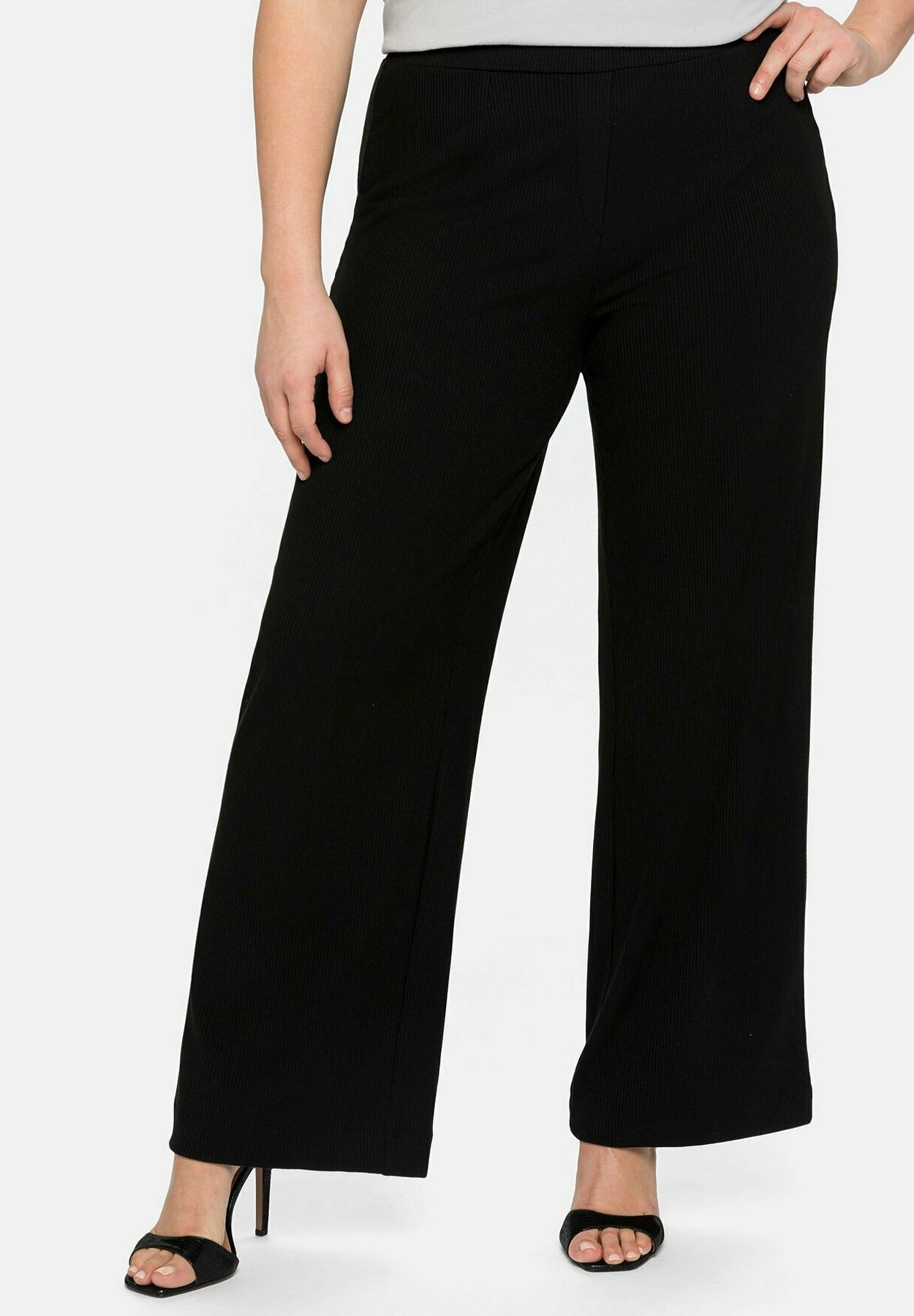 Sheego Trousers - schwarz/black 