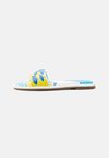 DANA SLIDE SEASIDE ARTIST PRINT - Mules - optic white/multi-coloured