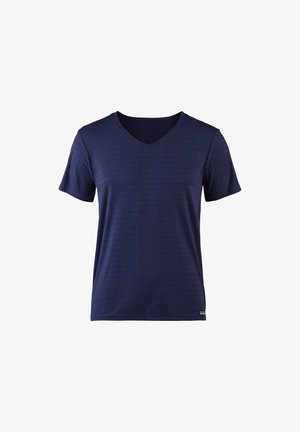 OBERTEIL, CHEC - T-shirt print - dunkelblau