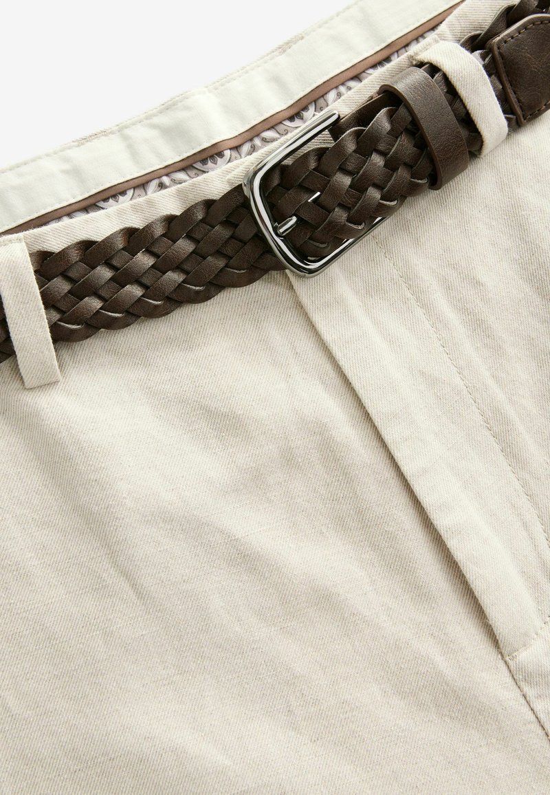 Next BELTED - REGULAR FIT - Chinot - ecru cream/beige - Zalando.fi