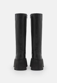 Zign LEATHER - Stivali con i lacci - black