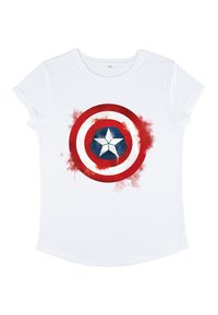 Henry Tiger AVENGERS ENDGAME CAPTAIN AMERICA SPRAY LOGO - T-shirt z nadrukiem