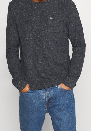 Langarmshirt - mottled grey