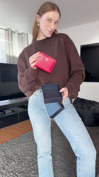 Tommy Hilfiger ICON FLAP - Portofel - primary red