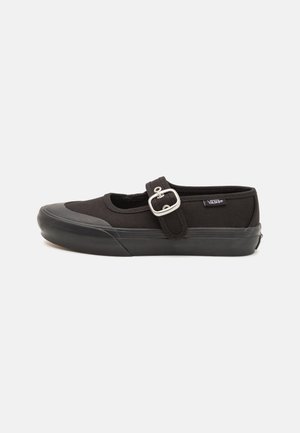 MARY JANE UNISEX - Ballerina's met enkelbandjes - black