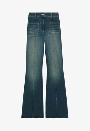 Reiss SAKURA PATCH POCKET - Trapezaste traperice - mid blue