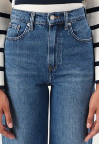Tommy Hilfiger WIDE LEG - Wide leg - blue denim