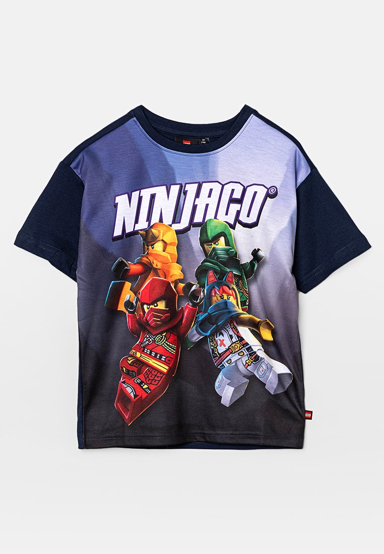 LEGO® kidswear T-shirt print donkerblauw