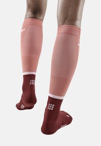 CEP THE RUN COMPRESSION SOCKS KNEE-HIGH WOMEN - MADE IN GERMANY - Kniekousen - rose dark red