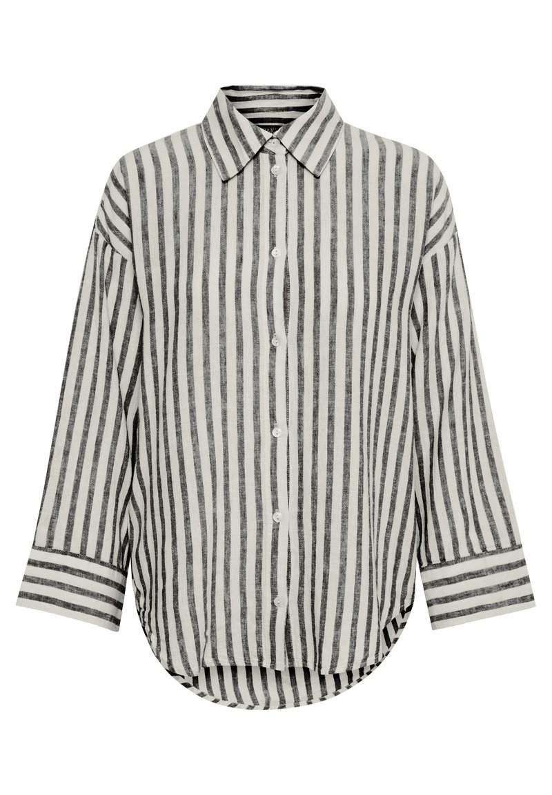 Soaked in Luxury Overhemdblouse grijs Soaked in Luxury Overhemdblouse grijs