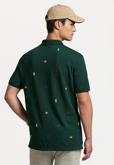Polo Ralph Lauren CUSTOM EMBROIDERED MESH POLO SHIRT - Piké - moss agate