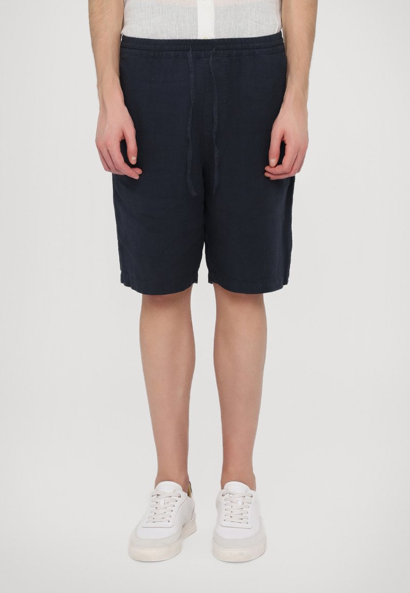 120% Lino - MEN BERMUDA - Short - night blu, Agrandir