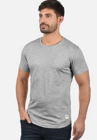 Solid SDFIGOS - T-shirts basic - light grey