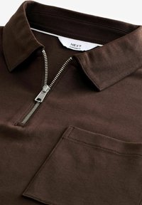 Next HEAVYWEIGHT - REGULAR FIT - Polokošeľa - brown