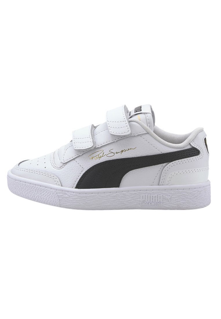 childrens white puma trainers