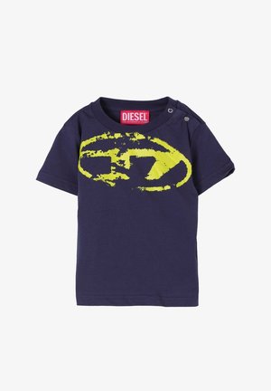 Diesel, T-shirt con stampa - blu