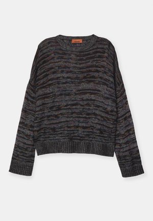 Missoni CREW NECK - Jersey de punto - orange/blue navy