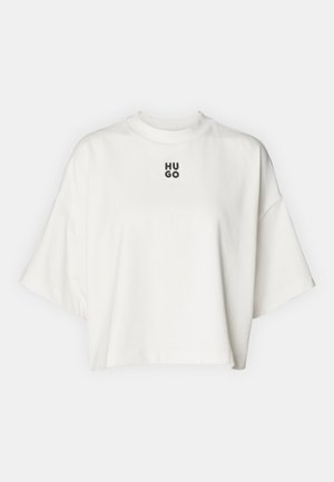 CROPPED TEE - Lihtne T-särk - natural