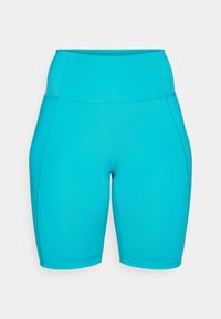 COMPRESSIVE HIGH RISE BIKE SHORTS - Tights - peacock