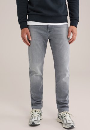 WE Fashion RIDGE - Straight leg jeans - light grey