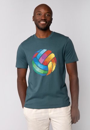 VOLLEYBALL IN WATERCOLOR - T-Shirt print - stargazer