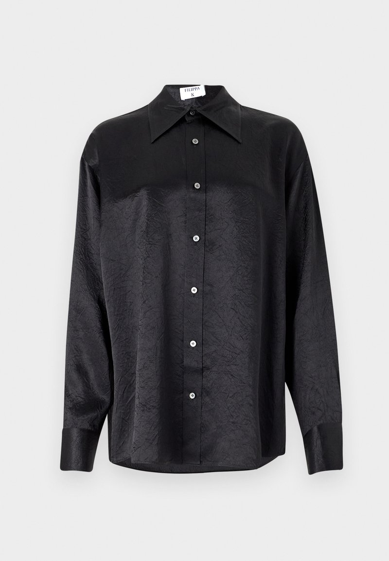 Filippa K Overhemdblouse zwart Filippa K Overhemdblouse zwart