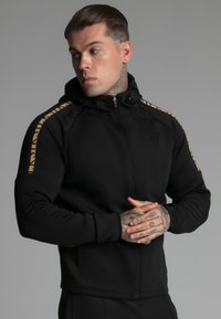 SIKSILK - FULL HOODIE - Felpa con zip - black Immagine in miniatura 1