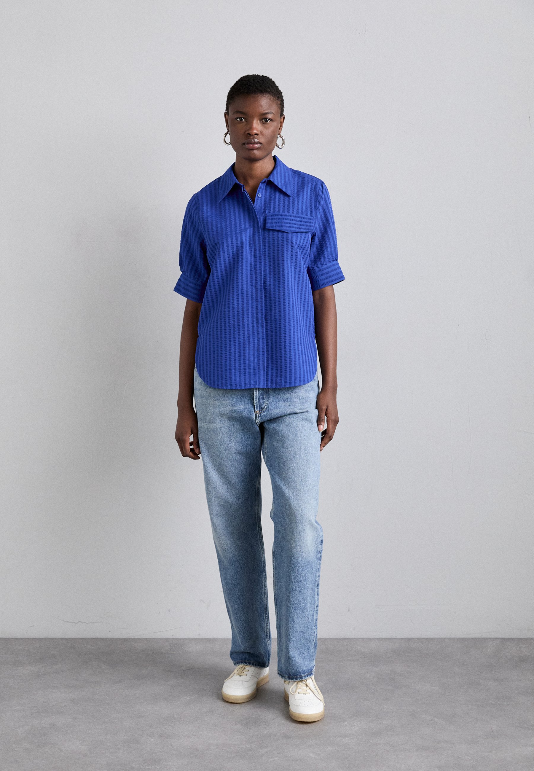 売れ筋商品|||バウムウンドヘルガーデン シャツ レディース トップス MAJKEN - Button-down blouse - evening blue 楽天市場】バウム ウンド ヘルガーデン（シャツ・ブラウス