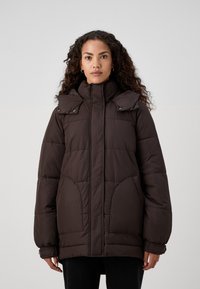 Vero Moda Tall VMSAGA - Vinterfrakke - chocolate torte