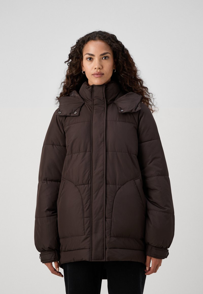 Vero Moda Tall VMSAGA - Vinterfrakke - chocolate torte